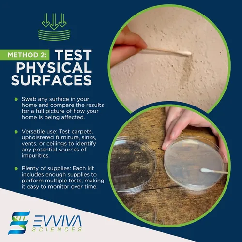 Miniatura 4 de Evviva Sciences - Kit de prueba de moho para el hogar, 5 pruebas de detección simples con análisis de laboratorio opcional (tarifa adicional)