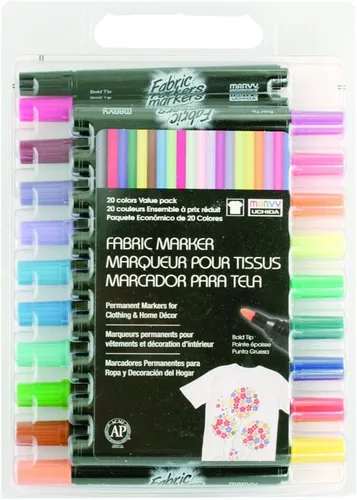 Uchida Marcador de punta ancha (20 unidades), colores llamativos