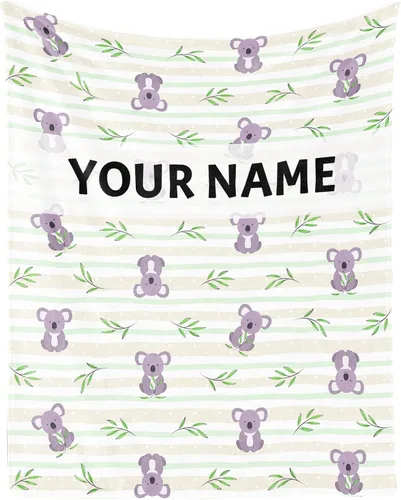 Miniatura 13 de Manta Koala suave, mullida y cálida, manta pequeña de 30 x 40 pulgadas para sofá, oficina, color blanco, bonito regalo para niñas y niños