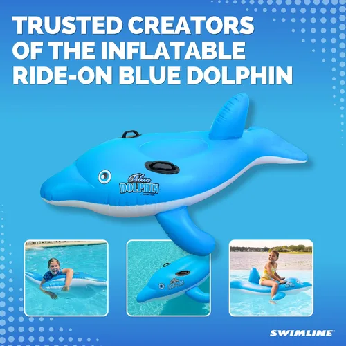 Miniatura 5 de Swimline Flotador de piscina estable de delfines