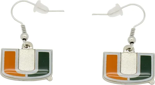 Miniatura 27 de aminco NCAA Pendientes colgantes con logo de la NCAA para adultos unisex