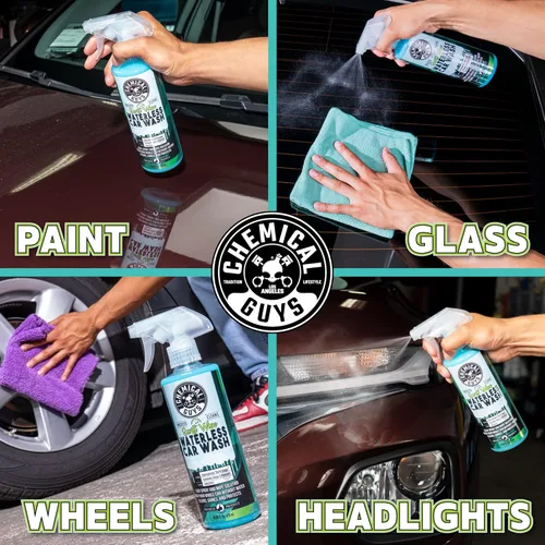 Miniatura 4 de Chemical Guys Swift Wipe - Aerosol rociable para lavado de autos sin agua, pulveriza y limpia para limpiar y dar brillo de forma segura a
