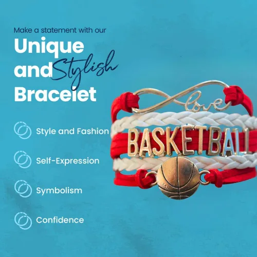 Miniatura 2 de Infinity Collection - Pulsera de baloncesto de regalo para equipos y jugadores