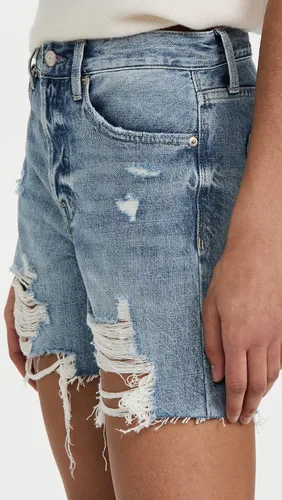 Miniatura 4 de Pistola Denim Devin - Pantalones cortos de talle alto para mujer