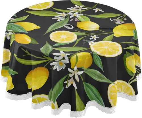 Miniatura 11 de Qilmy Mantel de flamenco para exteriores, 60 pulgadas, impermeable, redondo, con agujero para sombrilla y cremallera, para decoración de barbacoa