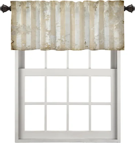 Miniatura 220 de Cortinas opacas de poliéster multicapa para cafetería, con diseño de diamantes, 2 unidades, 26 x 24 pulgadas