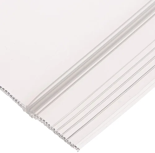 Miniatura 28 de Aviditi Poly Bolsa con cierre hermético blanco, Transparente, 1000 Claro