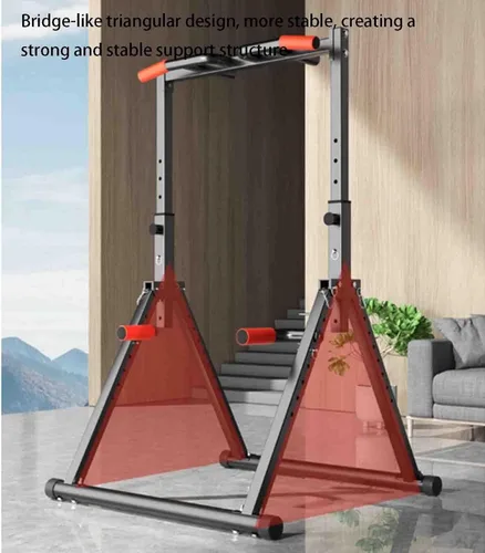 Miniatura 2 de Barra horizontal plegable multifuncional interior hogar hogar tubo de acero telescópico pull-up dispositivo