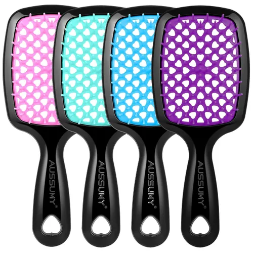 Miniatura 15 de 2 Pack Cepillo para Desenredar con Ventilación - Cepillo Desenredante con Cerdas Suave para Cabello Sin Enredos - Ideal para Cabello Natural
