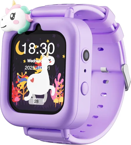 Miniatura 9 de Reloj inteligente para niños, con 36 juegos, alarma, pantalla táctil, cámara de video, música, podómetro, linterna, audio, juguetes educativos