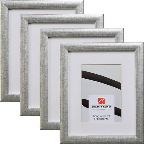 Miniatura 8 de Craig Frames Portarretratos contemporáneo, de 5 x 7 pulgadas, color negro mate para mostrar una foto de 4 x 6 pulgadas, juego de 4