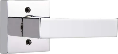 Miniatura 10 de Probrico Paquete de 4 manijas de puerta simuladas en negro mate, manijas interiores que no giran, manijas reversibles resistentes para interiores