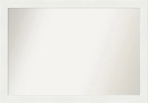 Miniatura 38 de Amanti Art Espejo de pared blanco de 30 x 42 pulgadas, espejo de baño rectangular blanco para decoración de pared de sala de estar, marco Parlor
