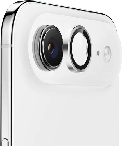 Miniatura 29 de UARMOR - Protector de lente de cámara compatible con iPhone 17, 16 y 16 Plus: vidrio templado 9H y cubierta de aluminio, transparente HD, kit