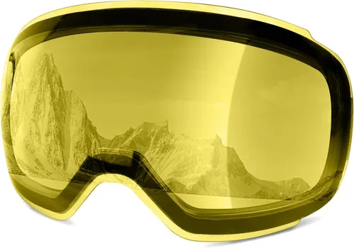 Miniatura 11 de COOLOO Snow/Ski Goggles, Snowboard Goggles for Men Women Youth -OTG, Magnetic Lens Frameless Anti Fog 100% UV Protection