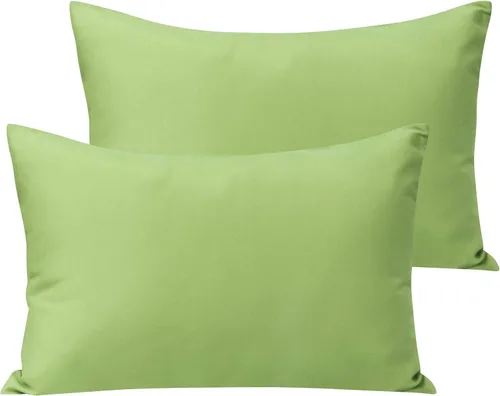 NTBAY Fundas de almohada de microfibra para niños pequeños con cierre de sobre, paquete de 2 fundas de almohada 100% de microfibra cepillada, súper