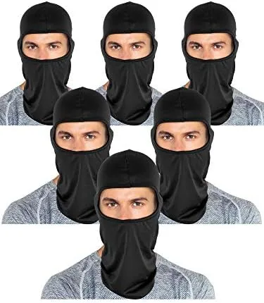 Miniatura 5 de 6 Pieces UV Sun Protection Cooling Bandana Men Balaclava Full Face Covering Neck Gaiter Scarf Hood Outdoor Cycling Running