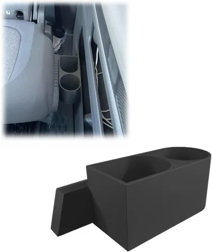 Miniatura 2 de Portavasos para asiento trasero compatible con Id.Buzz, portavasos instalado en la segunda fila de asientos traseros de Id Buzz, fácil de instalar