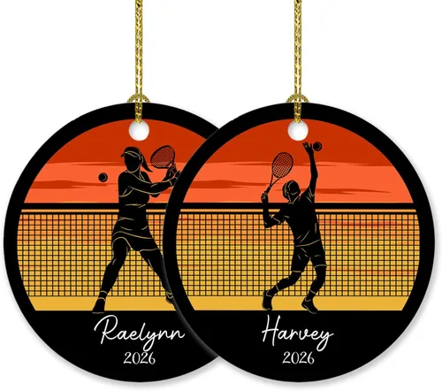 Miniatura 25 de Adorno personalizado de tiro con arco de Navidad 2025, adorno de Navidad con arco y flecha, regalo con nombre de arquero, año, adorno de jugador