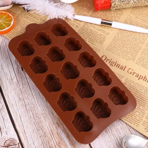 Miniatura 5 de Moldes de silicona para dulces, paquete de 3 moldes antiadherentes para azúcar de 8.46 x 4.09 x 0.59 pulgadas, moldes para hacer chocolate para mini