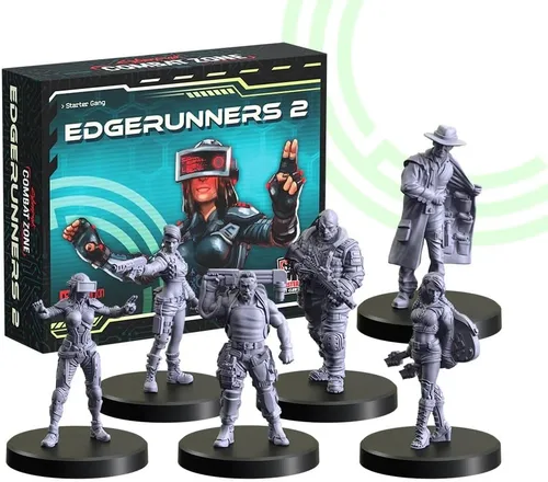 Monster Fight Club Cyberpunk Red Combat Zone Miniatures: Edgerunners 2 Starter Gang