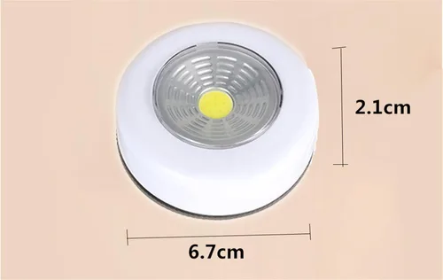 Miniatura 8 de Paquete de 6 luces LED táctiles que funcionan con pilas, para pared, lámpara de puesta de sol para cocina, dormitorio, armario, armario, decoración