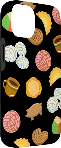Miniatura 3 de Conchas Pan Dulce Pattern Black Phone Case Latina Gift Case Case for iPhone 17