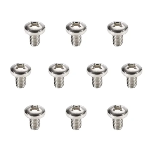 Miniatura 19 de MroMax 5 tornillos de máquina Phillips de cabeza plana M8 x 0.984 in, acero inoxidable 304 18-8, rosca completa, tornillos de cabeza cruzada gris
