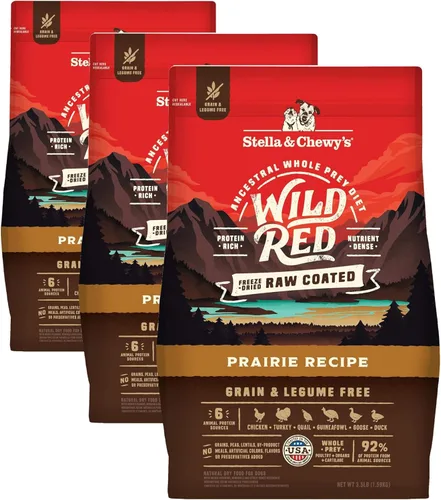 Miniatura 12 de Stella & Chewy's Wild Red Comida seca para perros con revestimiento crudo, alta proteína, sin cereales ni legumbres, receta para el océano, 3,5 lb
