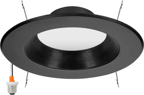 Miniatura 10 de Maxxima 4 pulg. Luz de techo empotrada LED de 5 CCT, 800 lúmenes, con conexión rápida E-26, color seleccionable 2700K-5000K