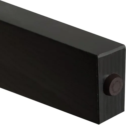 Miniatura 6 de Kings Brand Furniture Sendero Mesita de noche auxiliar con armario de almacenamiento, moderna y elegante mesita de noche con estante