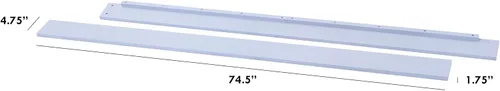 Miniatura 2 de Davinci Kit de conversión de cama doble/matrimonial de hardware oculto (M5789) en azul polvo