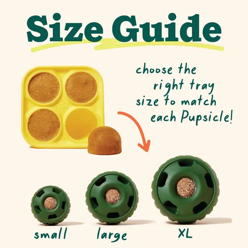 Miniatura 7 de WOOF Molde de Bandeja de Golosinas Pupsicle, Pequeño 10-25 libras, Moldes de Silicona para Golosinas para Perros, Apto para Lavavajillas, Bandeja