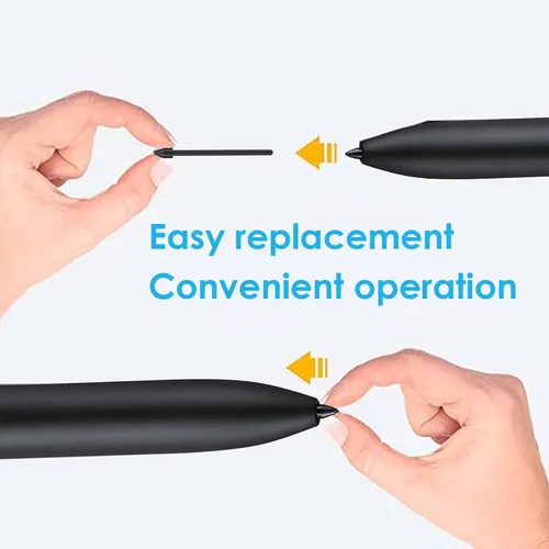 Miniatura 7 de Paquete de 5 puntas de bolígrafo S6 S para Samsung Galaxy Tab S6, piezas de repuesto con pinzas (negro)