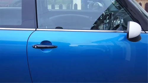 Miniatura 5 de Cubierta para manija de puerta lateral exterior de automóvil, carcasa de ABS brillante, accesorio compatible con Mini Cooper Serie R Mini Cooper