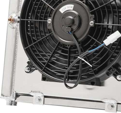 Miniatura 8 de 3 retransmisión de aluminio de la fan de la cubierta del radiador de la fila para el paso doble del estilo del dragster/del Roadster