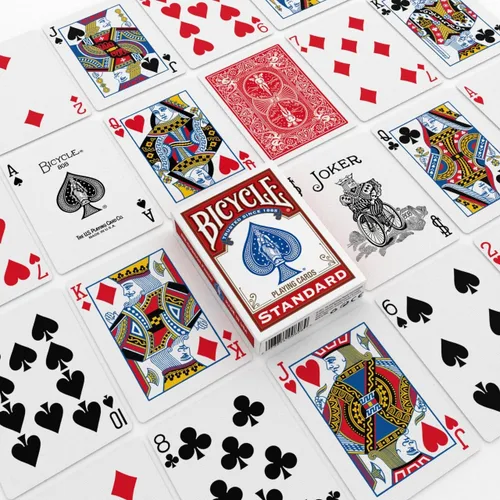 Miniatura 6 de Bicycle Naipes Standard Rider Back, tamaño de póquer, paquete de 12, mazos clásicos de cartas para póquer, blackjack, juegos de casino y noche