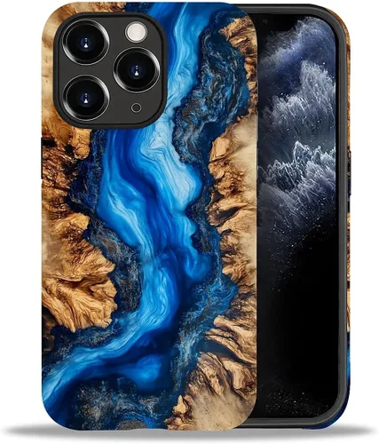Miniatura 123 de DAIZAG Funda compatible con iPhone 11, hermoso color arena, patrón completo, carcasa rígida híbrida de plástico TPU + funda de protección