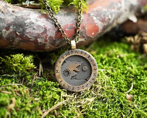 Miniatura 48 de Collar Yin Yang para hombre, joyería colgante de alta calidad de aspecto antiguo, regalos de Yin Yang, joyería vikinga para hombres