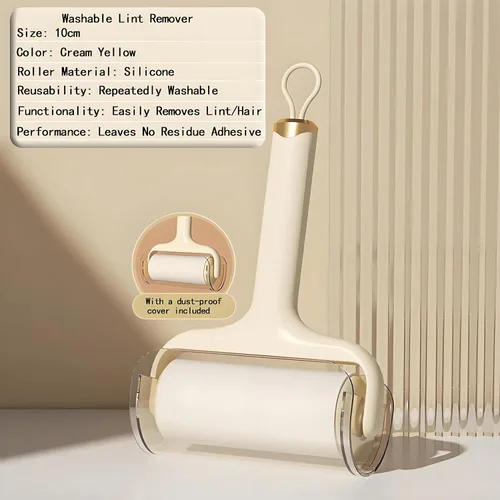 Miniatura 4 de Rodillo de pelusa lavable reutilizable, mini removedor de pelusa portátil, rodillos de pelo de mascotas para gatos, tamaño de viaje, limpiador