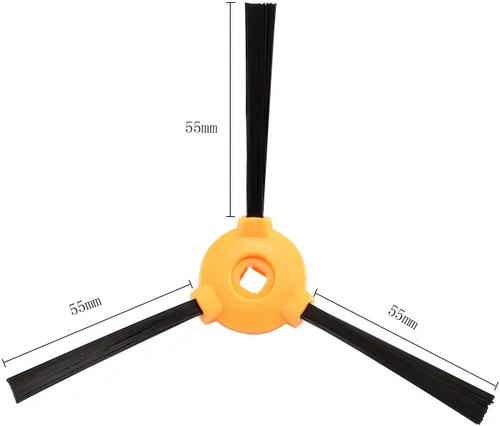 Miniatura 3 de Piezas de repuesto aptas para EcoVacs DEEBOT N79S, N79,500, N79W, 600, 601, 661 Accesorios para aspiradoras robóticas (filtros, cepillos laterales)