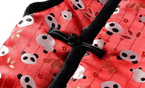 Miniatura 6 de Mud Kingdom Chaleco unisex para niños, forro polar, año nuevo chino, abotonado, vintage