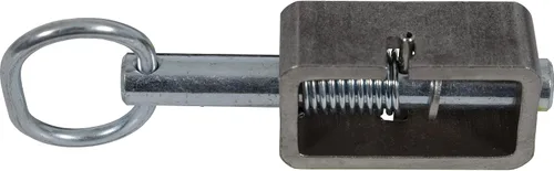 Miniatura 3 de Buyers Products B2598LP Soldadura - Conjunto de cerrojo con resorte de 5/8" con tubo liso y émbolo extendido de 1.31", pasador tratado térmicamente