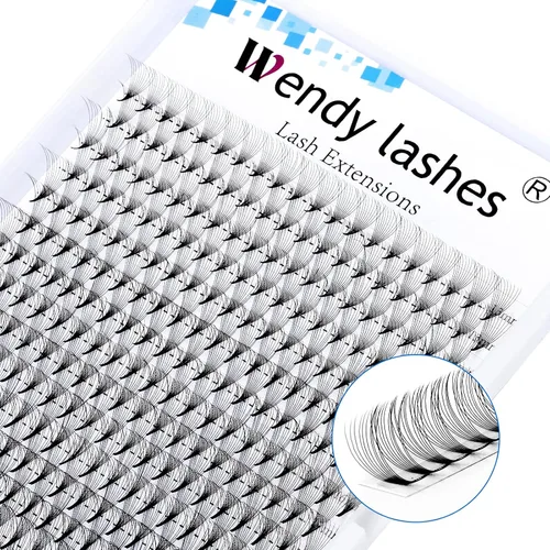 Miniatura 23 de Racimos de pestañas 60D/80D, extensiones de pestañas DIY, pestañas rizadas D, racimos de pestañas esponjosas, longitud mixta 12-16 mm, racimos