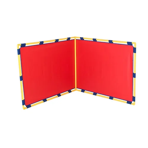 Miniatura 7 de Children's Factory Panel de reproducción en ángulo recto, divisor de habitación para niños, pantalla de privacidad para aula, almendra