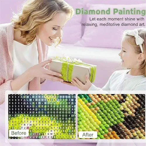 Miniatura 7 de Woman Flower Diamond Painting Kits for Adults Beginners, 5D Full Drill Diamond Art Kits Gem Art for Home Wall Decor, Rhinestone Embroidery Crafts
