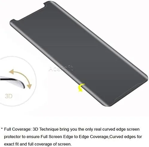 Miniatura 4 de [Borde curvado completo 3D] Protección de pantalla de vidrio templado de dureza 9H de alta calidad, protector de pantalla, protector de pantalla
