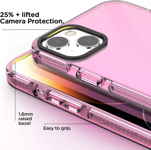 Miniatura 5 de AICase Funda protectora para iPhone 16 compatible con iPhone 16, delgada, ligera, transparente [no amarillenta] Diseño vibrante