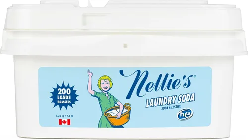 Miniatura 11 de Nellie's - Detergente en polvo para lavar la ropa, detergente concentrado, a granel, 500 cargas, fórmula ecológica, biodegradable, vegana