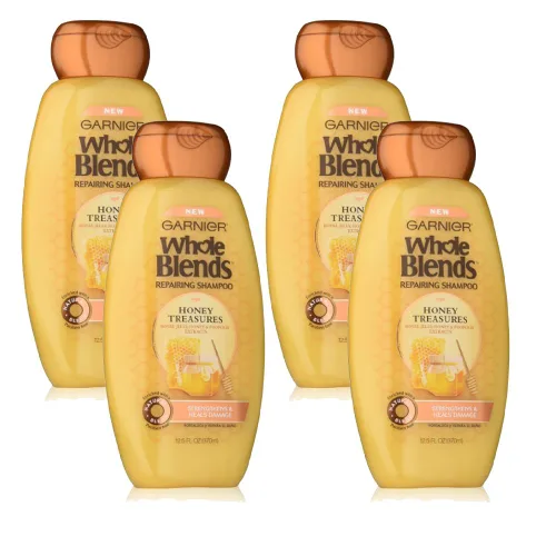 Miniatura 11 de Garnier Whole Blends Honey Treasures Champú reparador, para cabello seco y dañado, 3 onzas líquidas (tamaño de viaje), 1 unidad